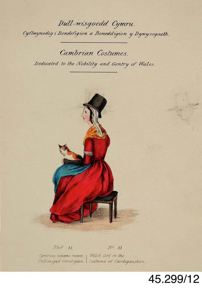 Welsh costume illustration