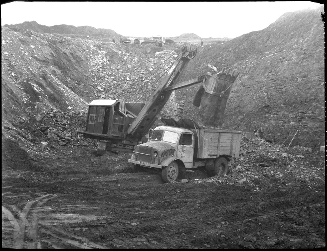 Open Cast mining near Ystradgynlais