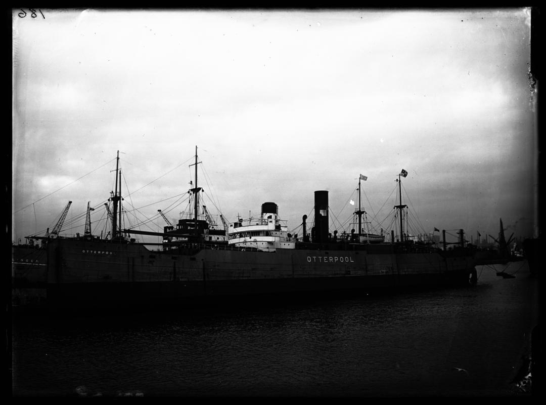 Port broadside view of S.S. OTTERPOOL, c.1936.
