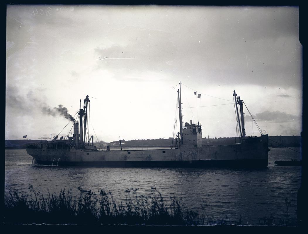 Starboard Broadside view of S.S. BELNOR, c.1936.