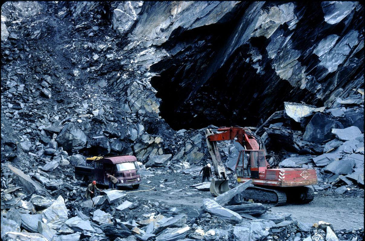 Oakeley slate quarry, photograph