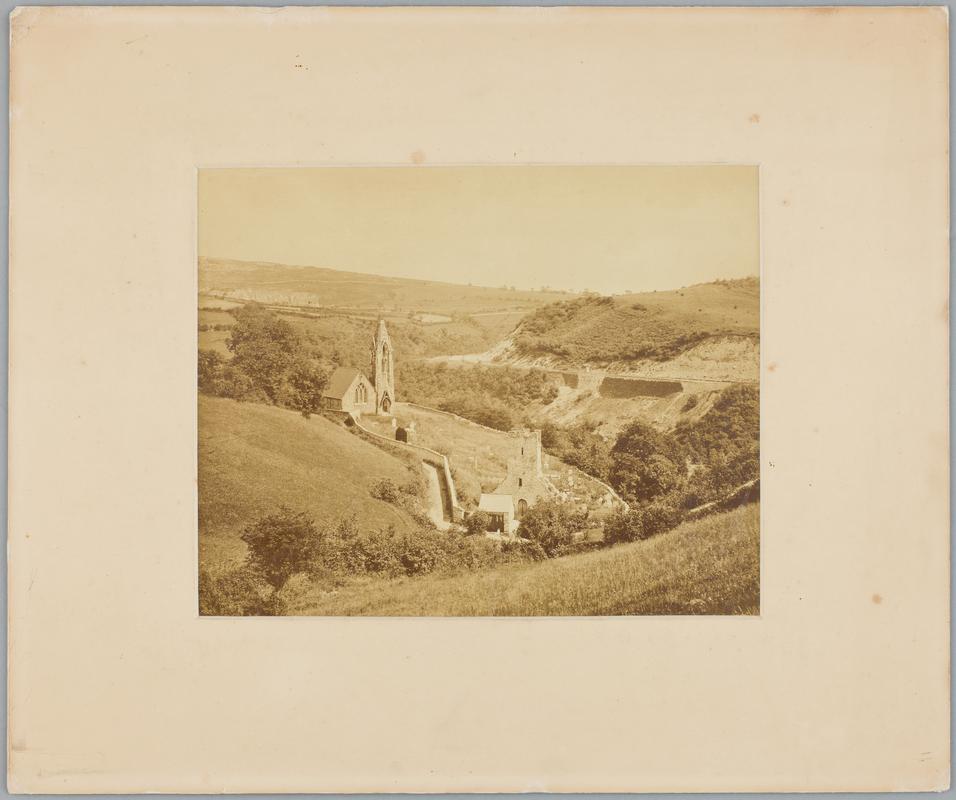 Vaynor Churchyard, Brecon, 1870s