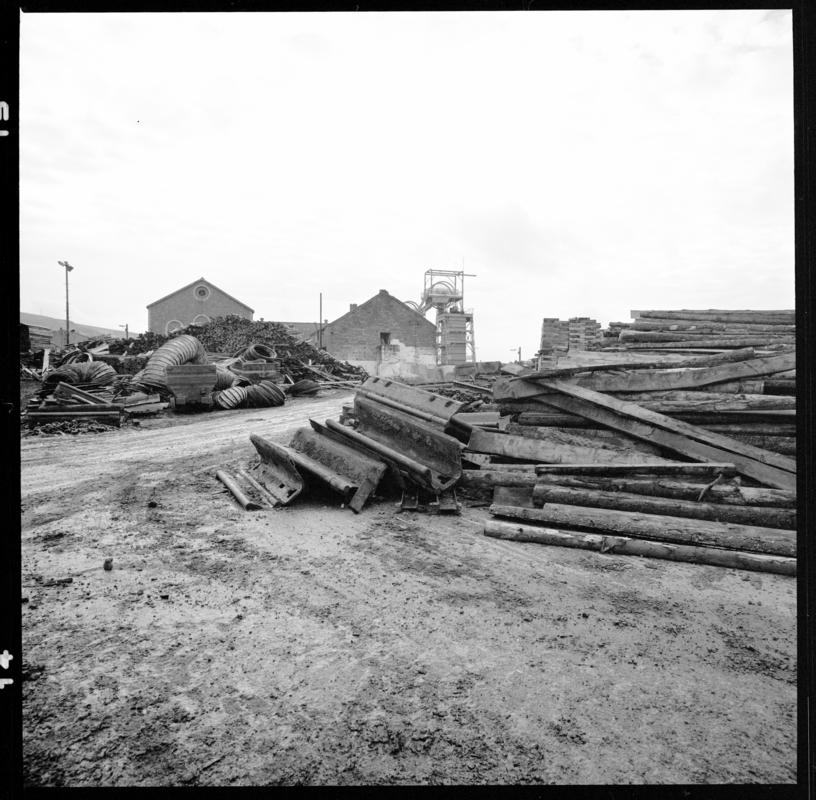 Coegnant Colliery, film negative