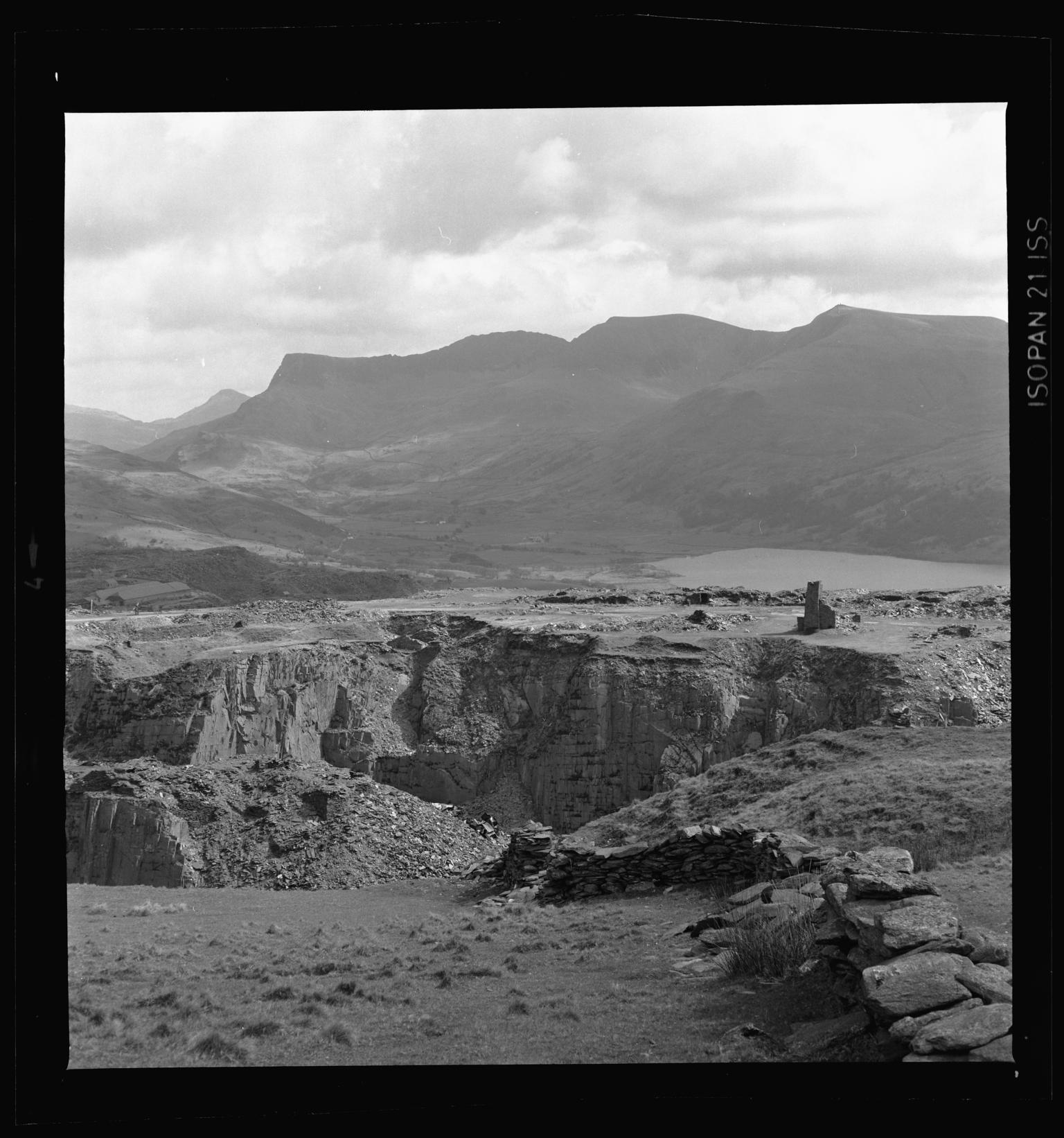 Cilgwyn Quarry, film negative
