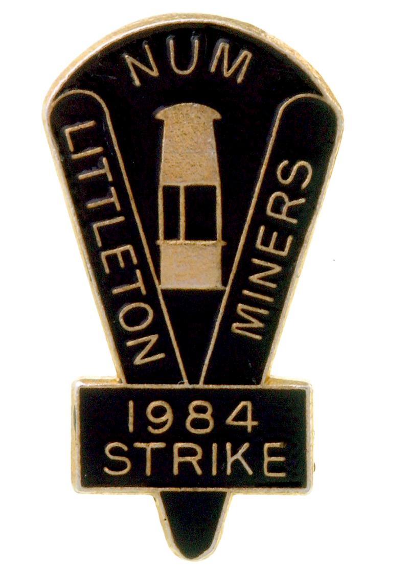 N.U.M Littleton Miners 1984 Strike Badge