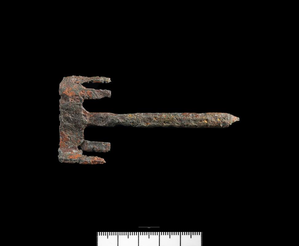 Roman iron T shaped lift key