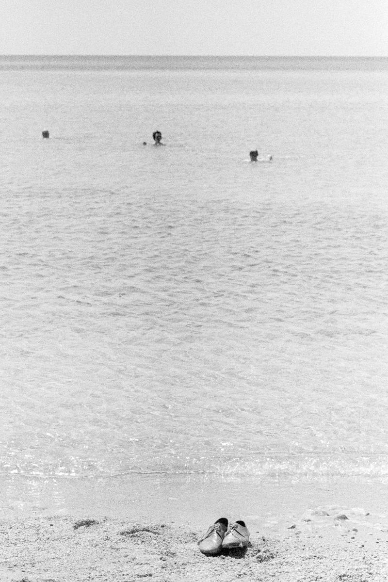 GREECE. Corfu. Paleokastritsa. Swimming in the sea. 1964.