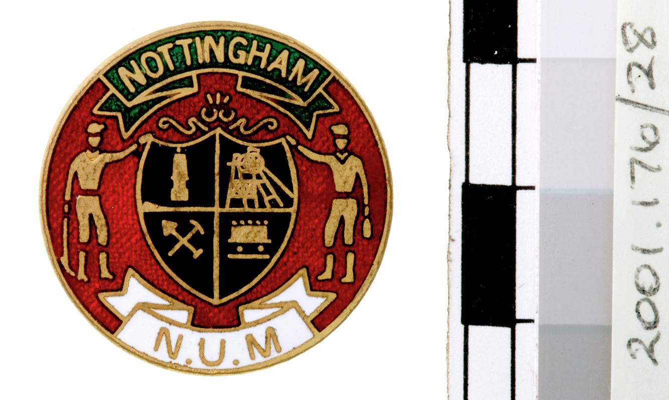 NUM &quot;Nottingham&quot; Lapel Badge