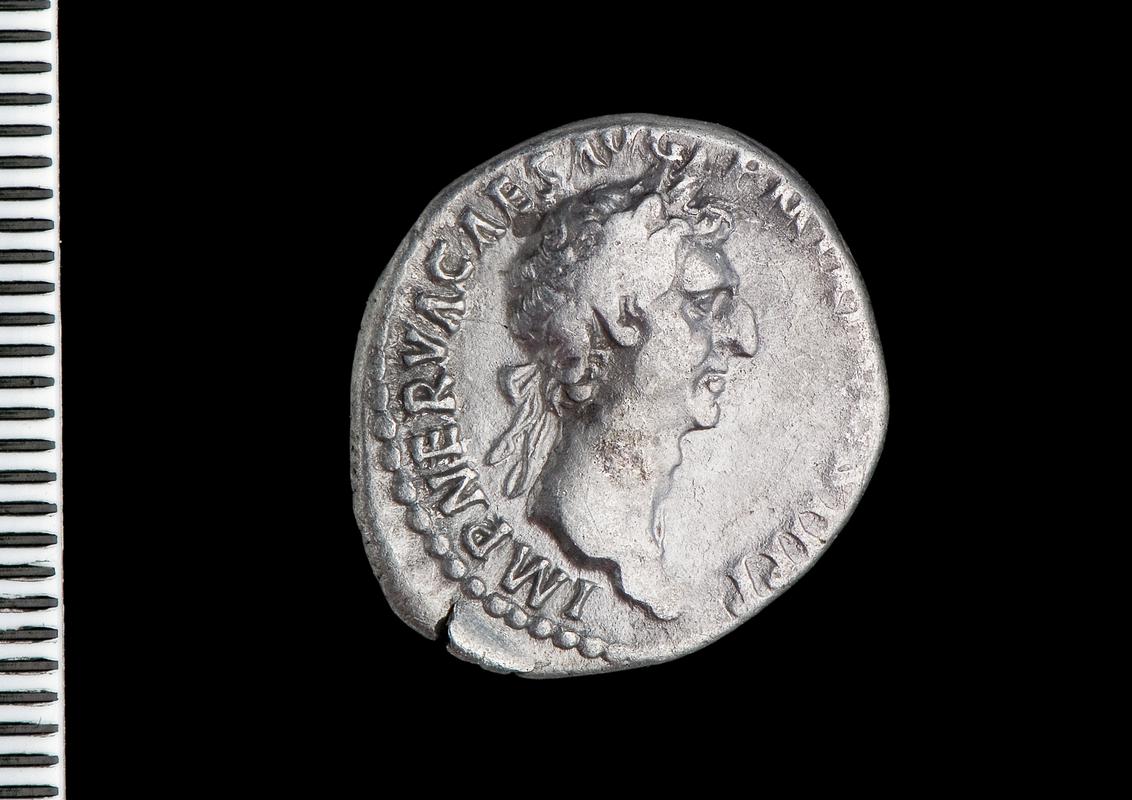 silver denarius (obv.)