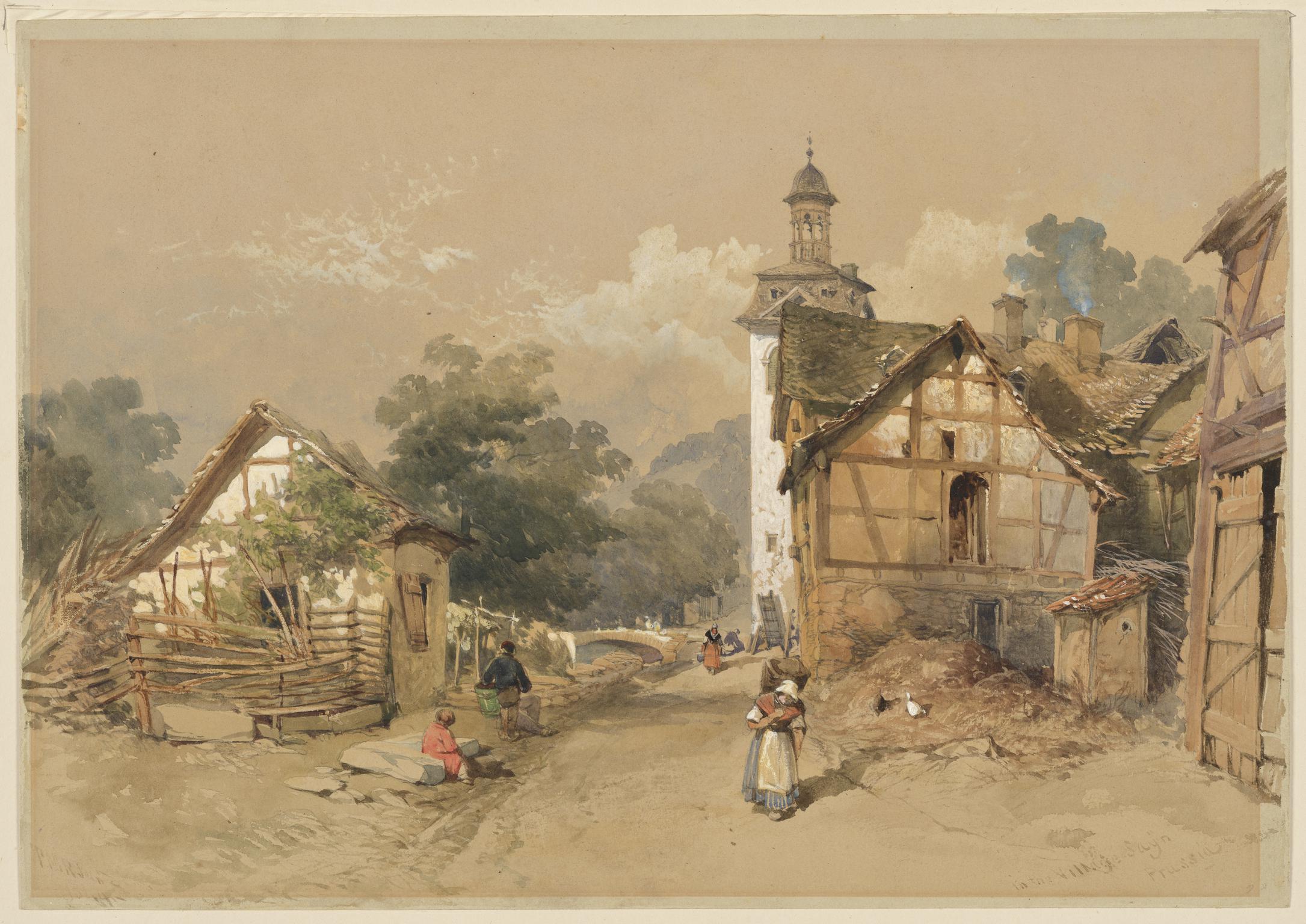 The Village of Sayne, Prussia