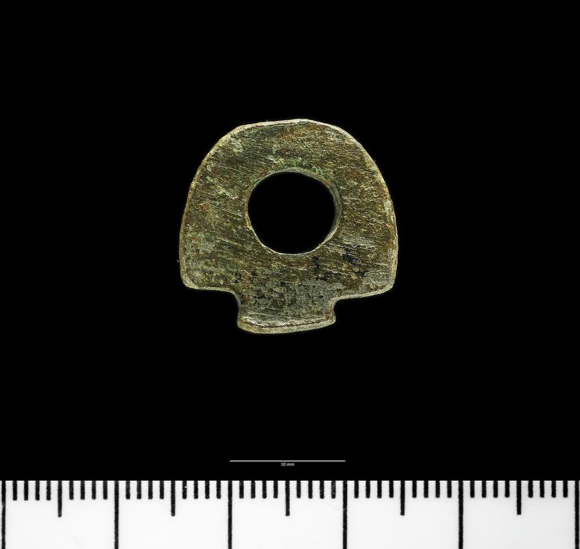 Roman copper alloy lorica segmentata tie ring