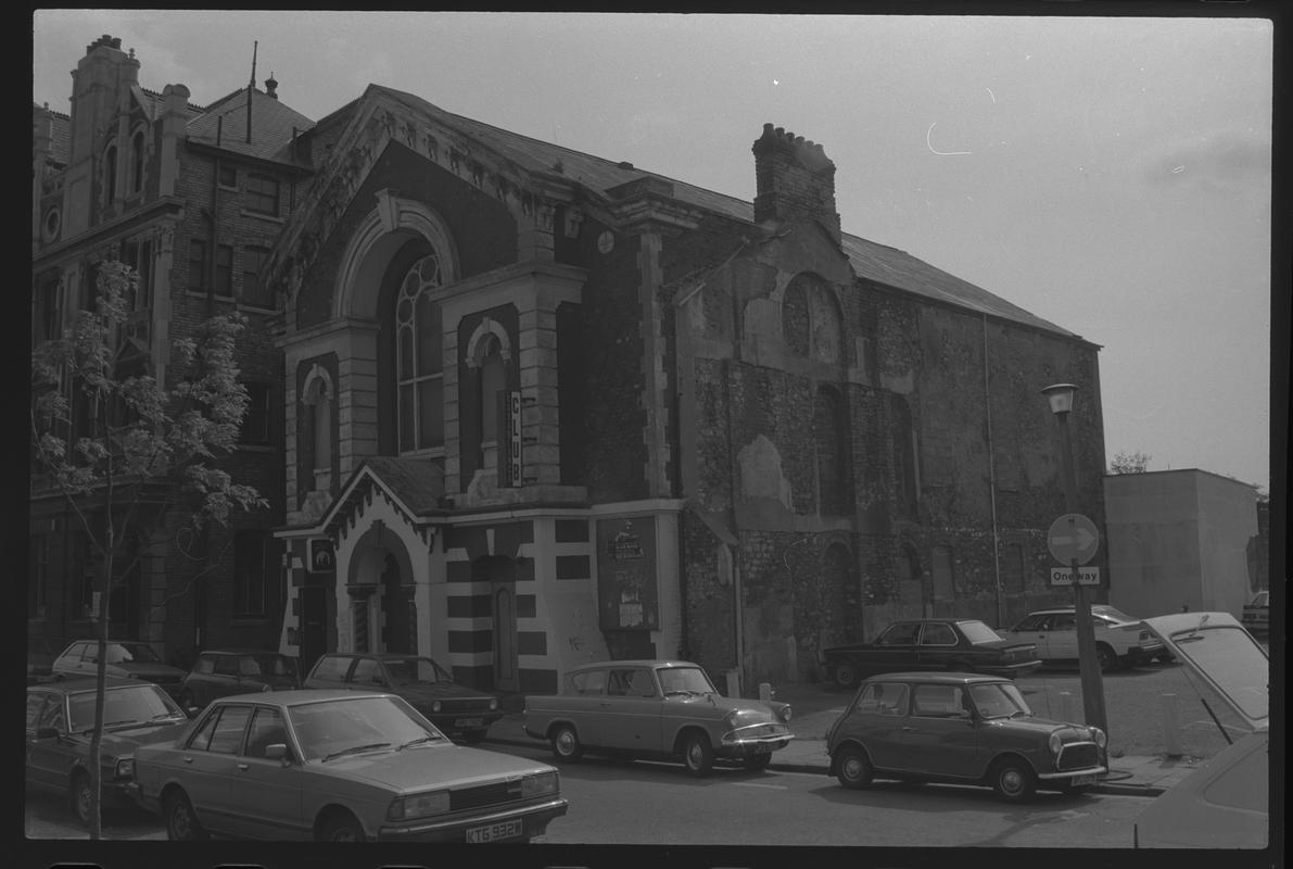 Casablanca Club, Butetown. Originally the Bethel Chapel, which was built in 1858.