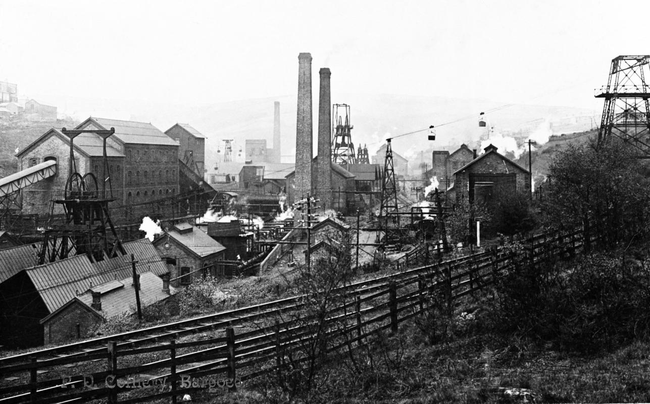 Powell Duffryn Pits, Aberbargoed. Bargoed Colliery