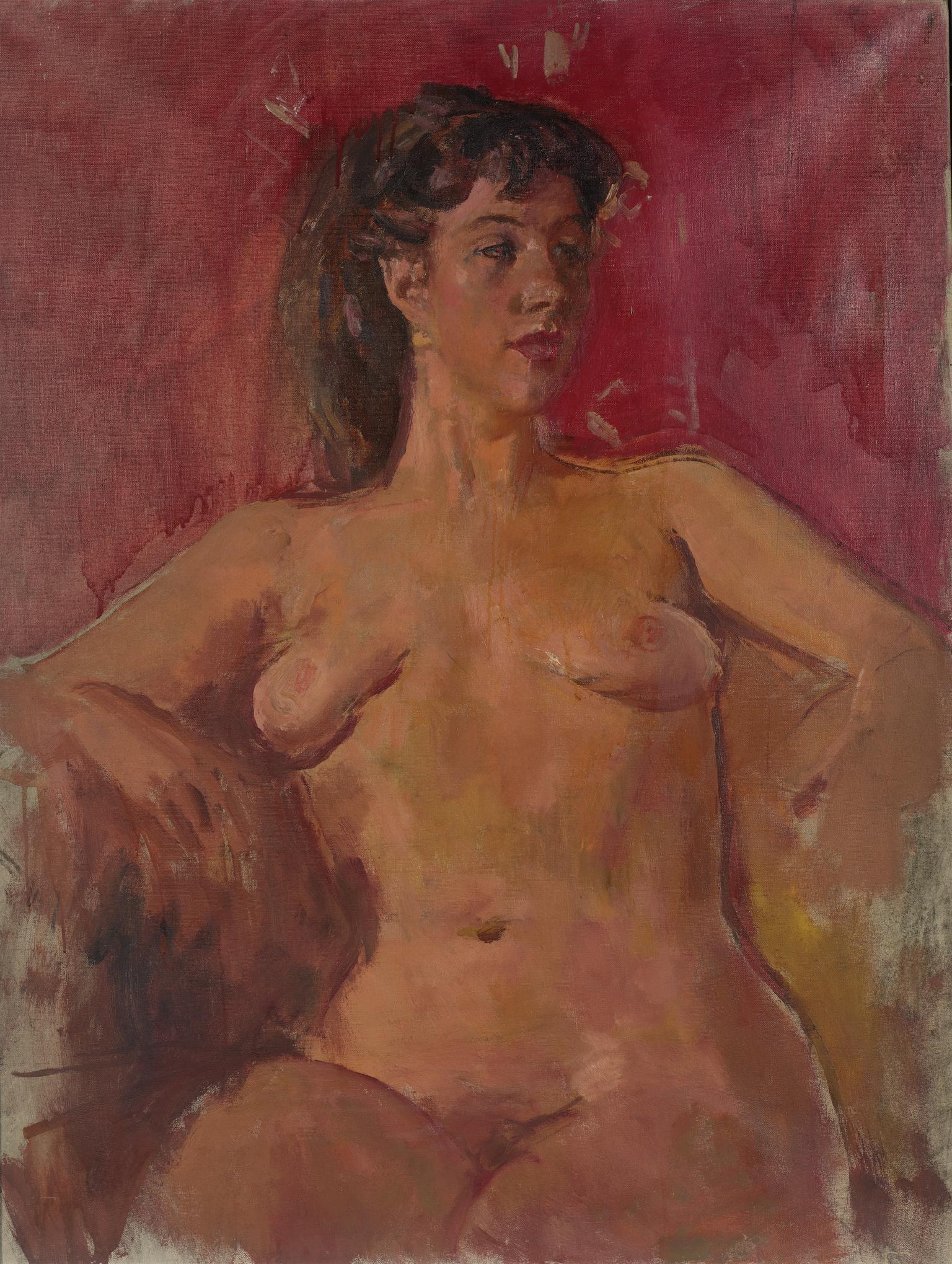 Seated female Nude