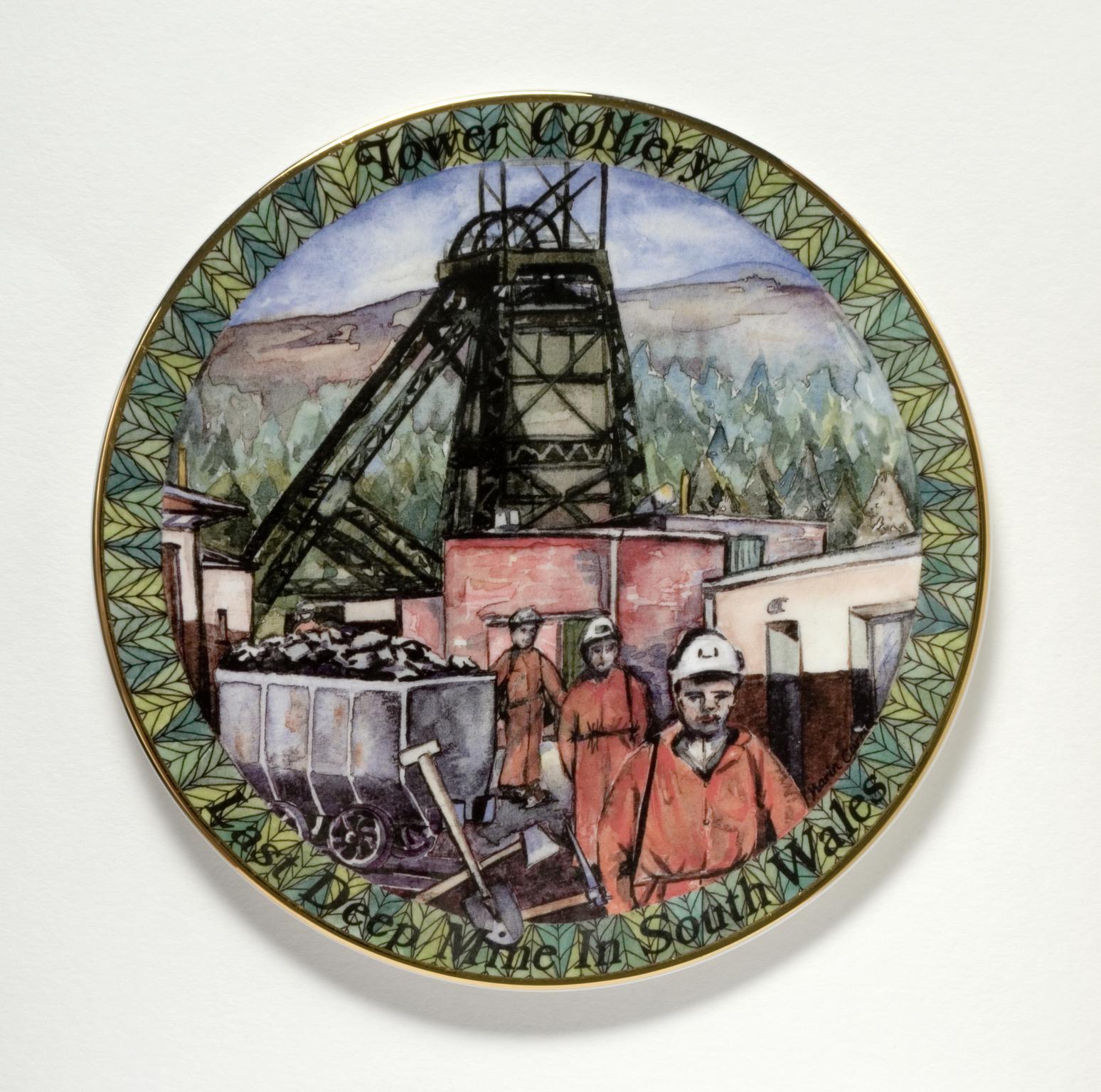 Tower Colliery, plate