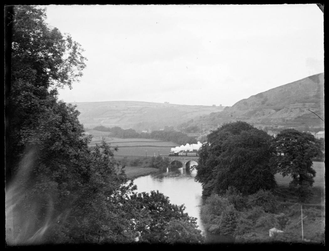 Taff's well, glass negative