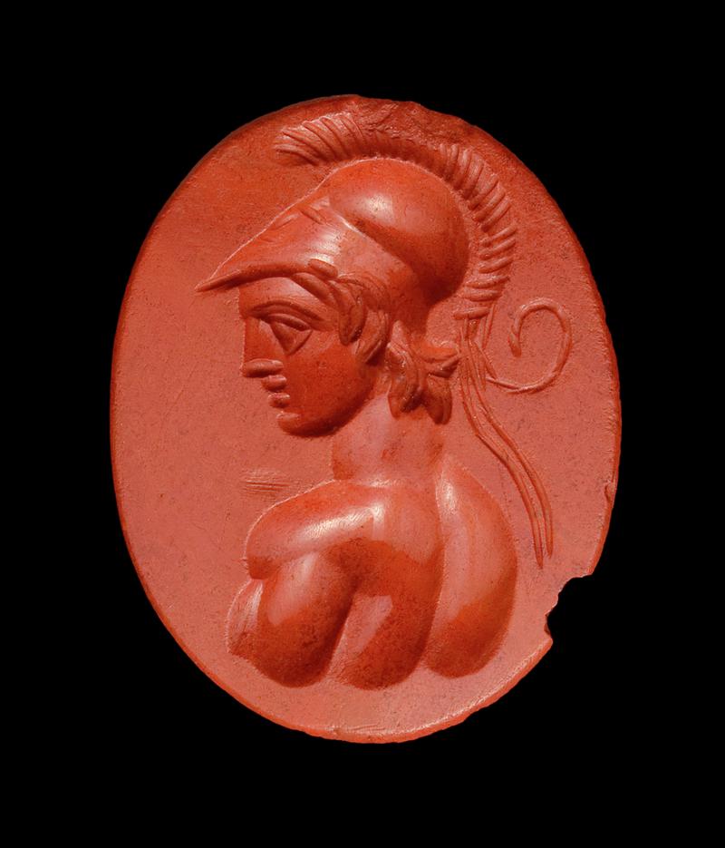 Roman intaglio (Alexander the Great)