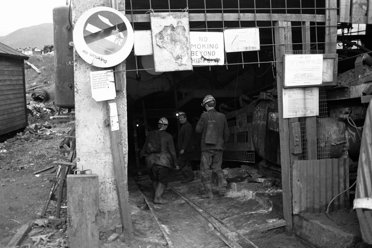 Big Pit Colliery, film negative