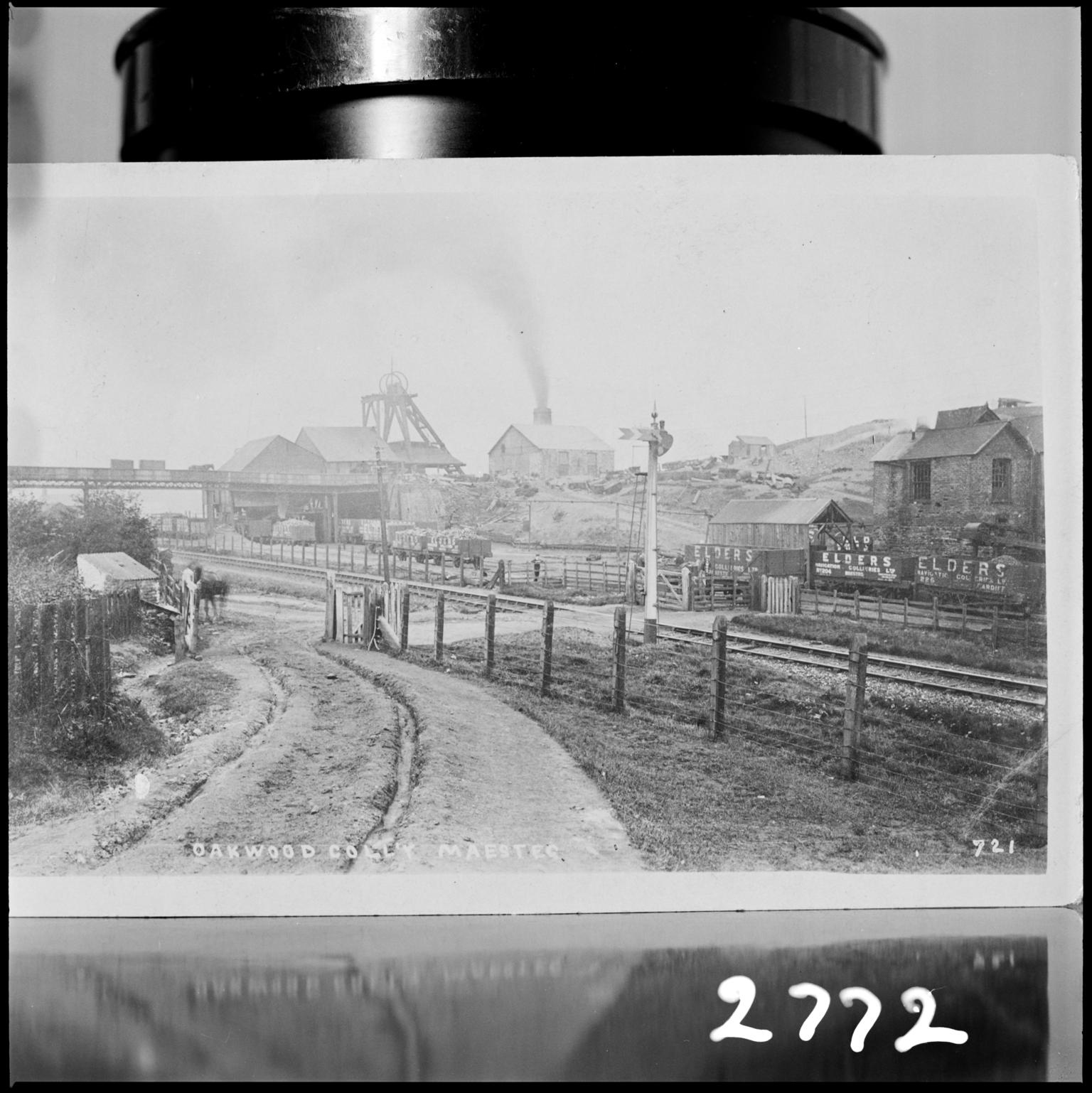 Oakwood Colliery, film negative