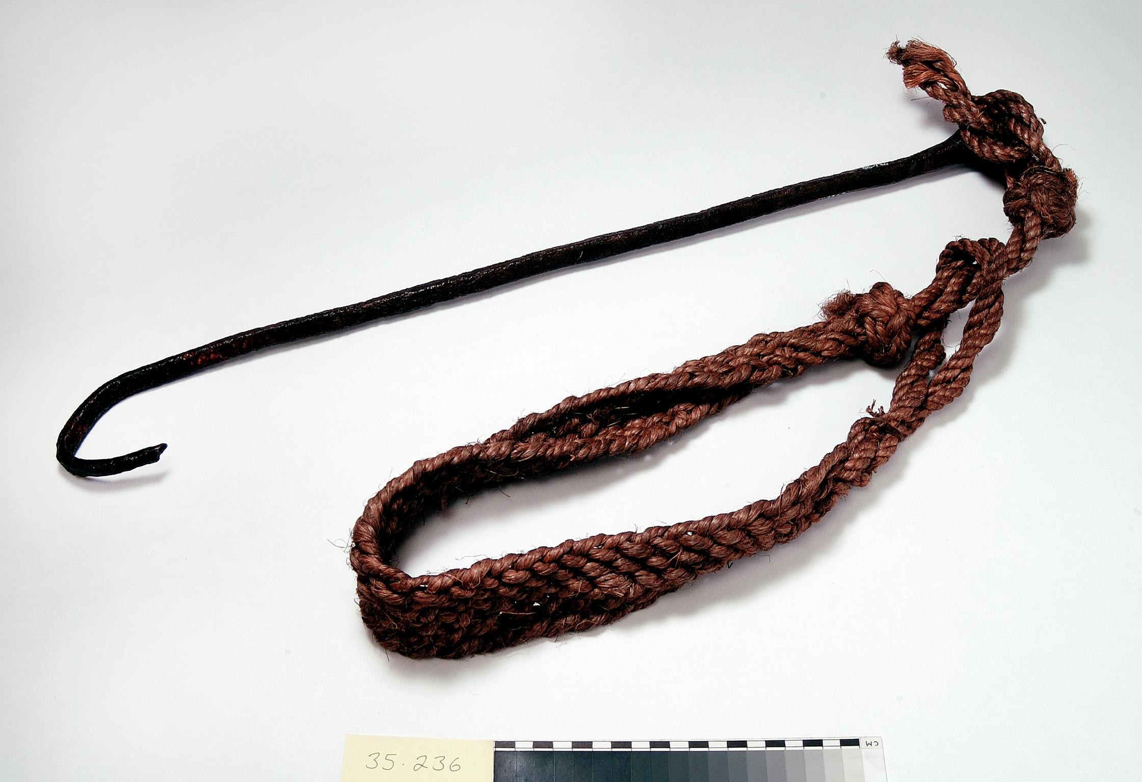 Replica rope-girdle from Brymbo Colliery
