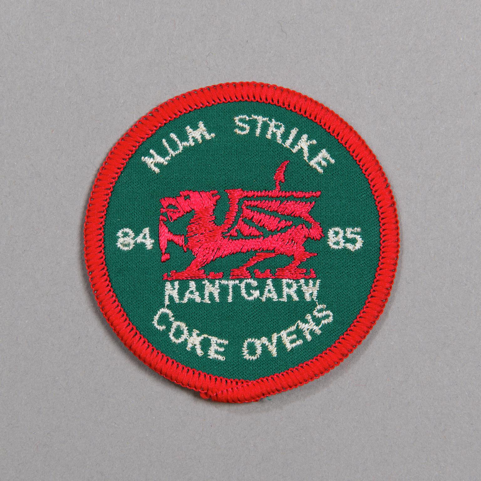N.U.M. Strike 84-85 Nantgarw Coke Ovens, badge