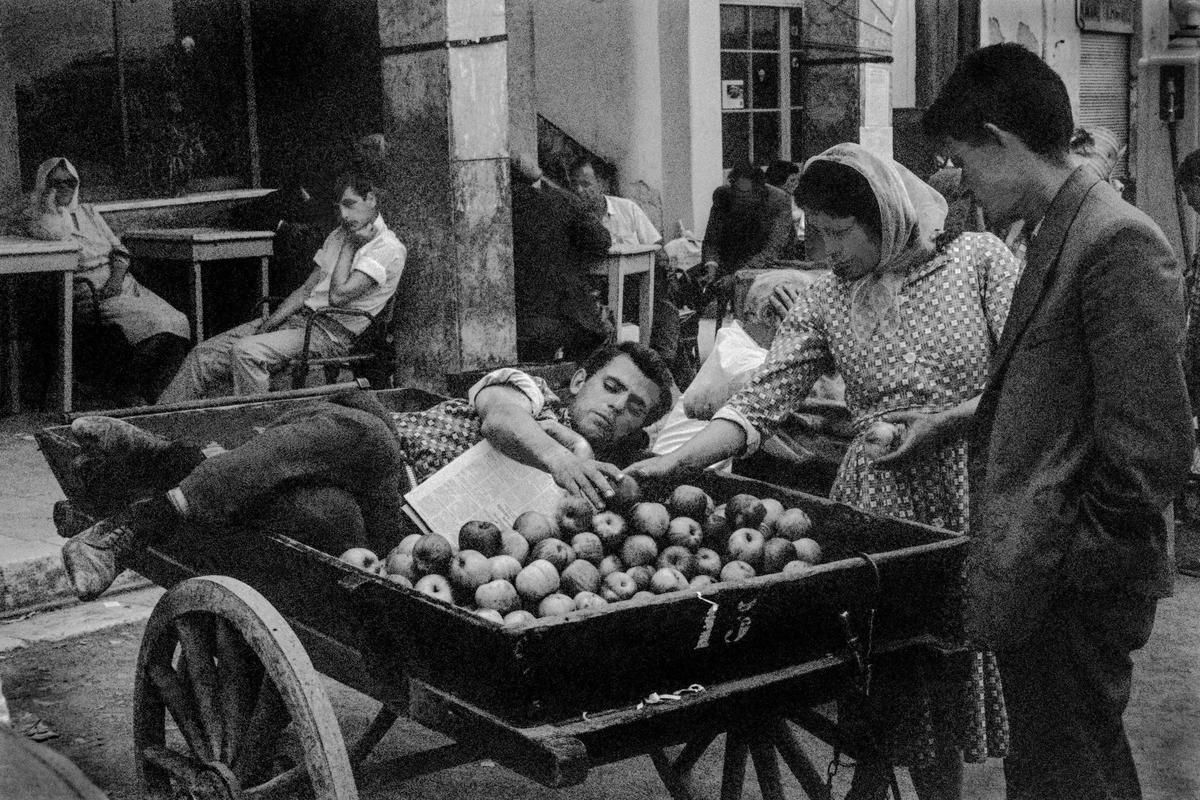 GREECE. Corfu. Paleokastritsa. The market. 1963.