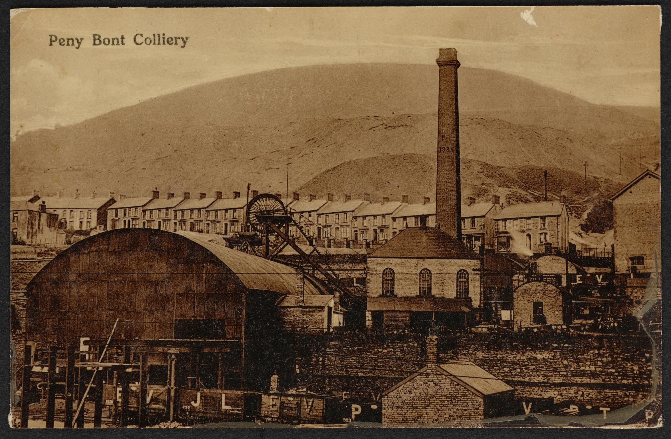 Penybont Colliery (postcard)
