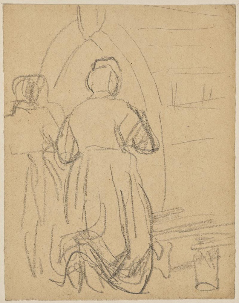 Woman in church