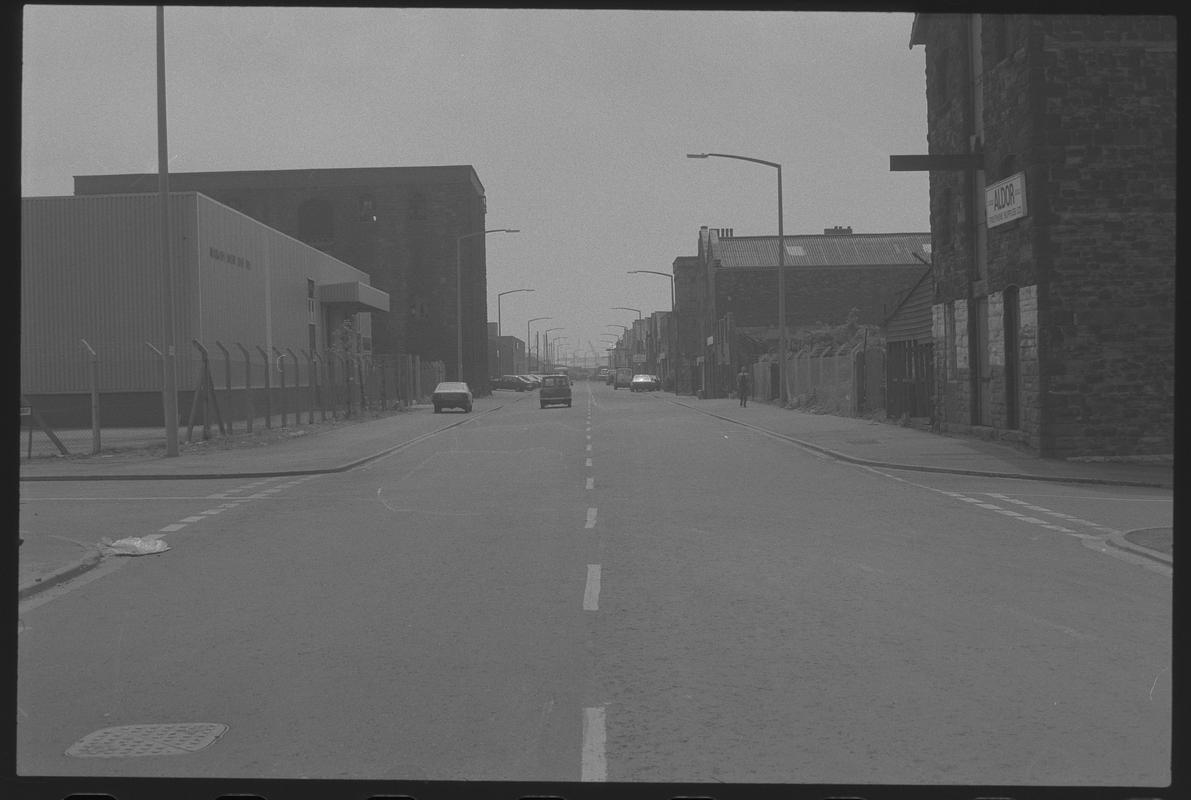 Collingdon Road looking south, at junction with Schooner Way.