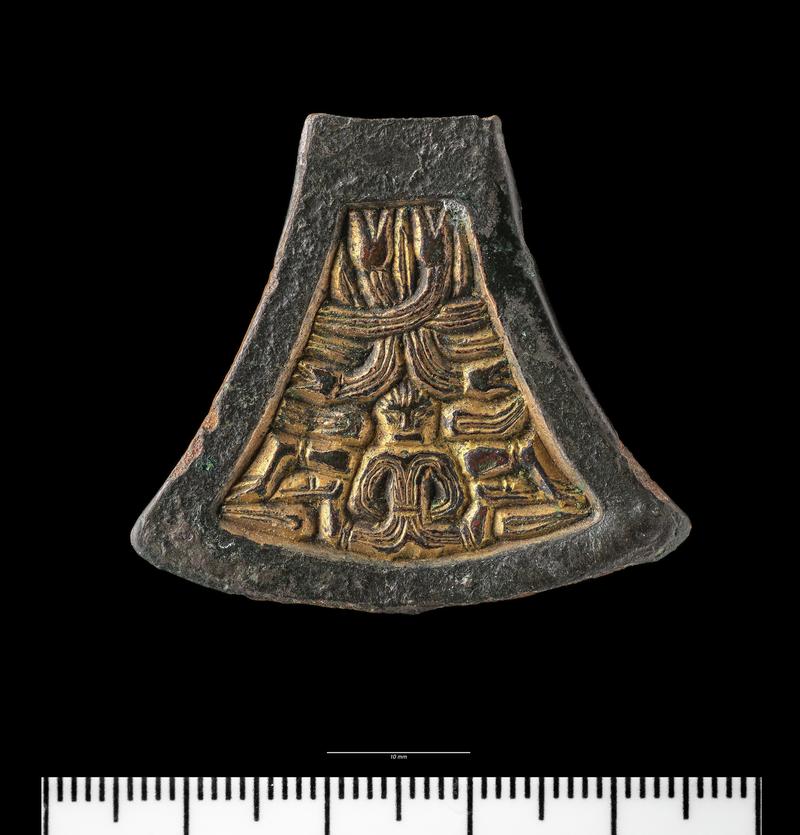 Anglo Saxon copper alloy mount