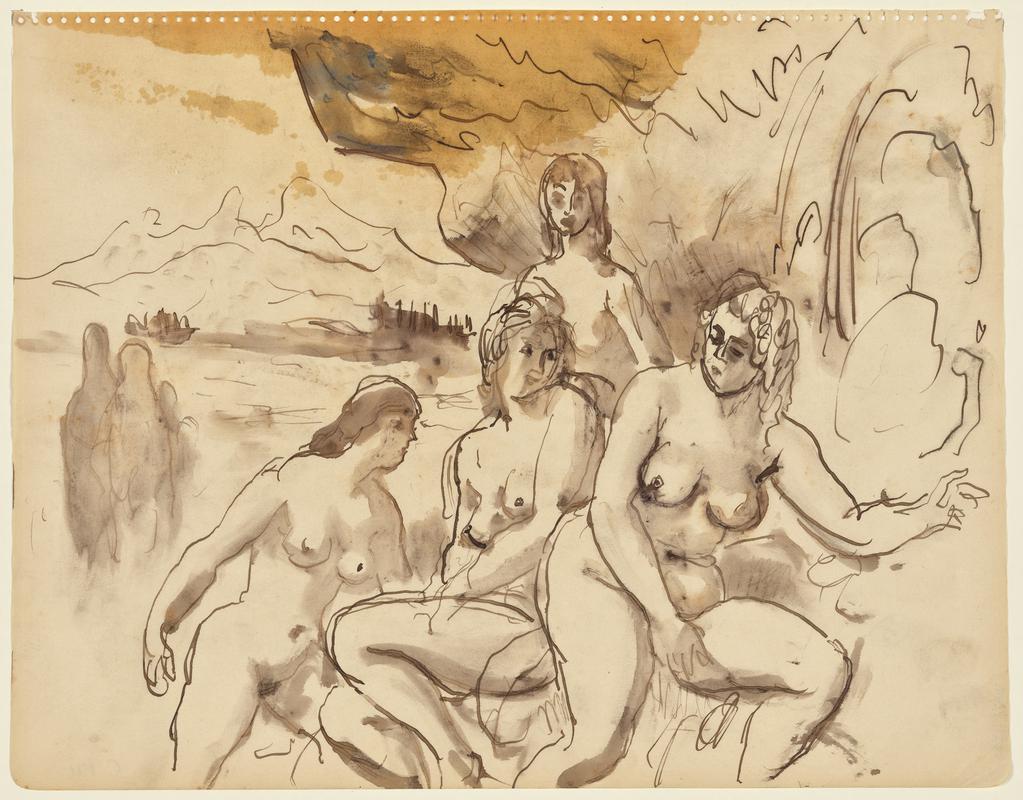 Female Group in a Landscape