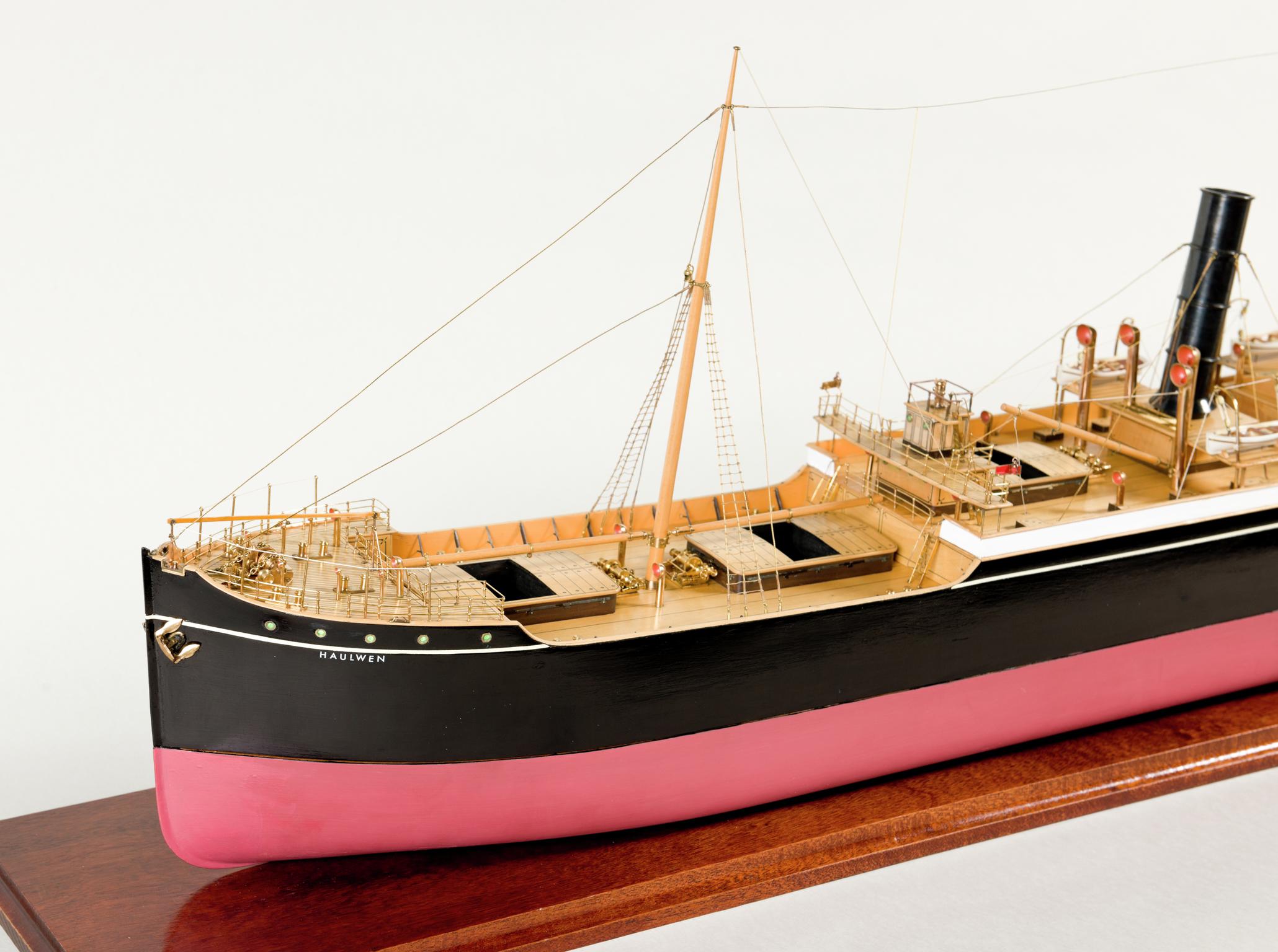 S.S. HAULWEN, full hull ship model