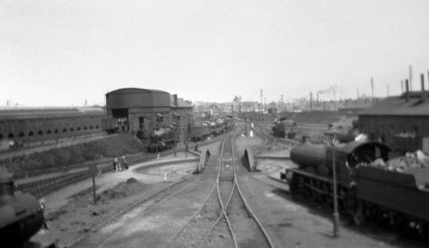 Canton locomotive yard, negative