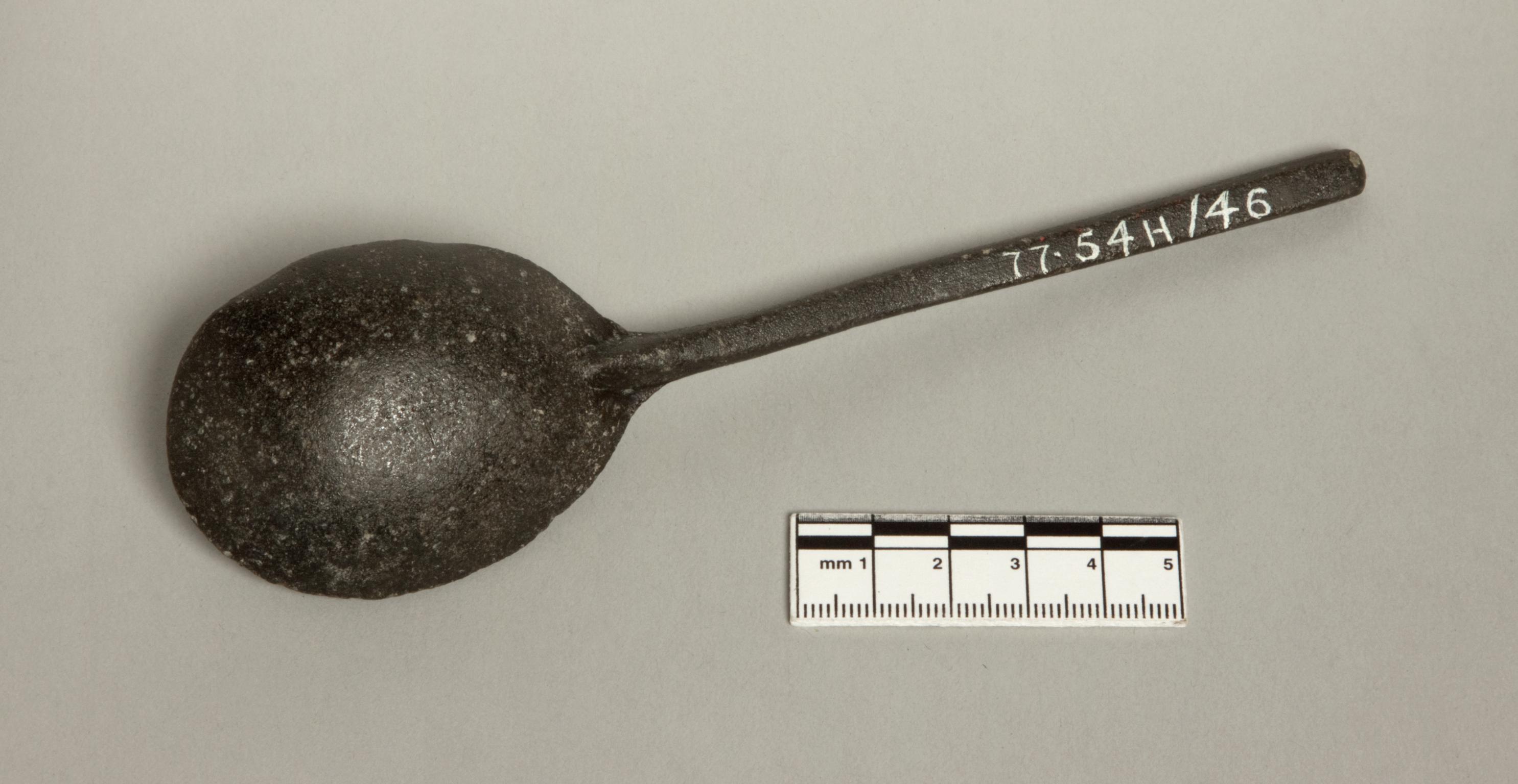 Post-Medieval pewter spoon