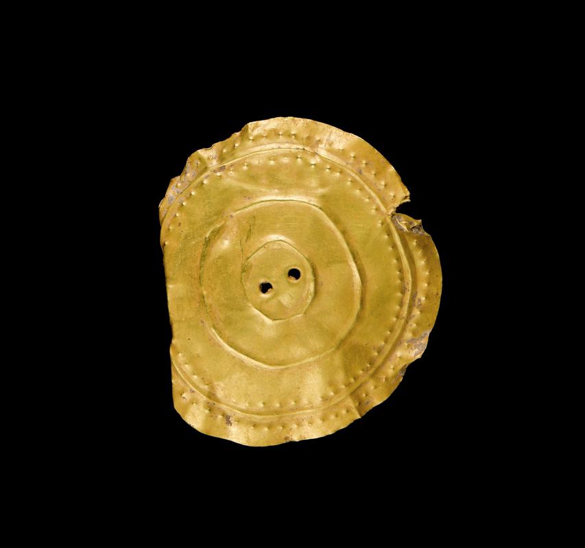 Early Bronze Age gold disc