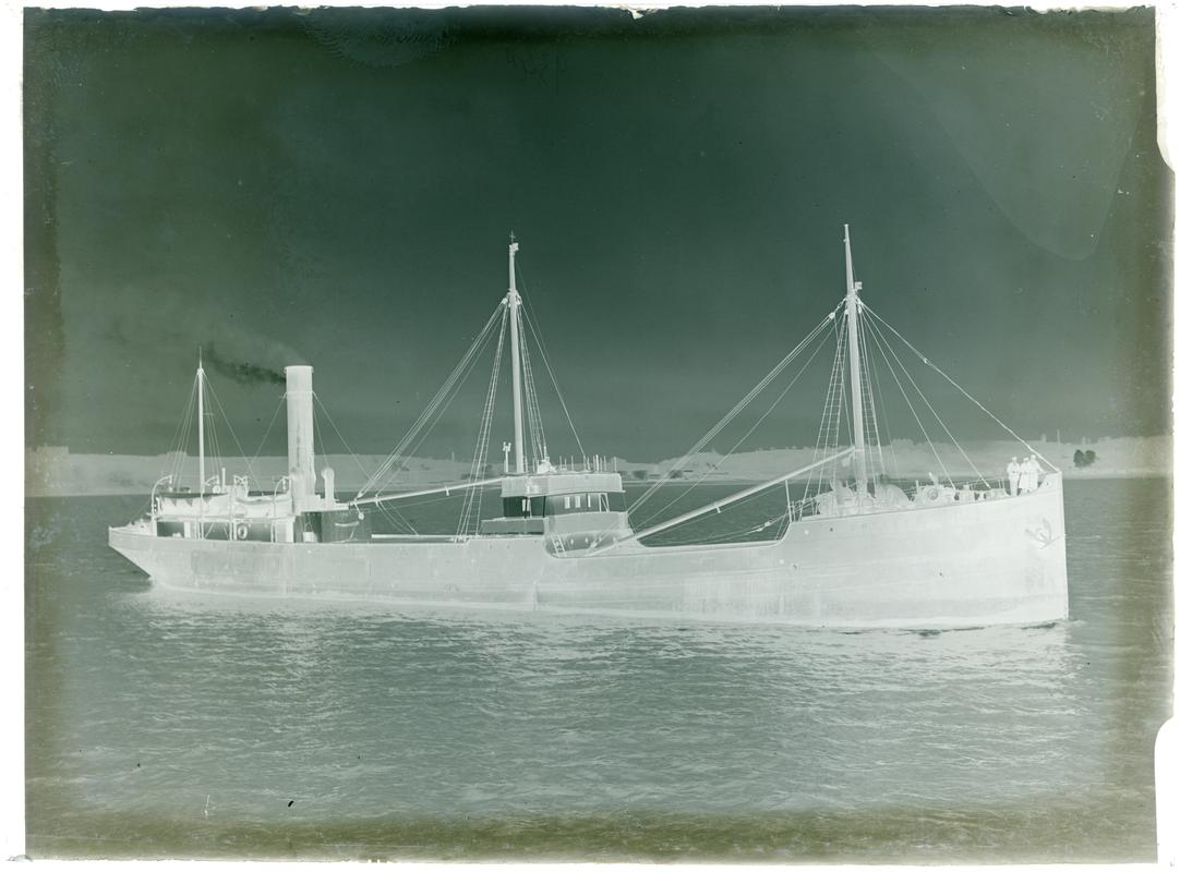 S.S. EMERALD, glass negative
