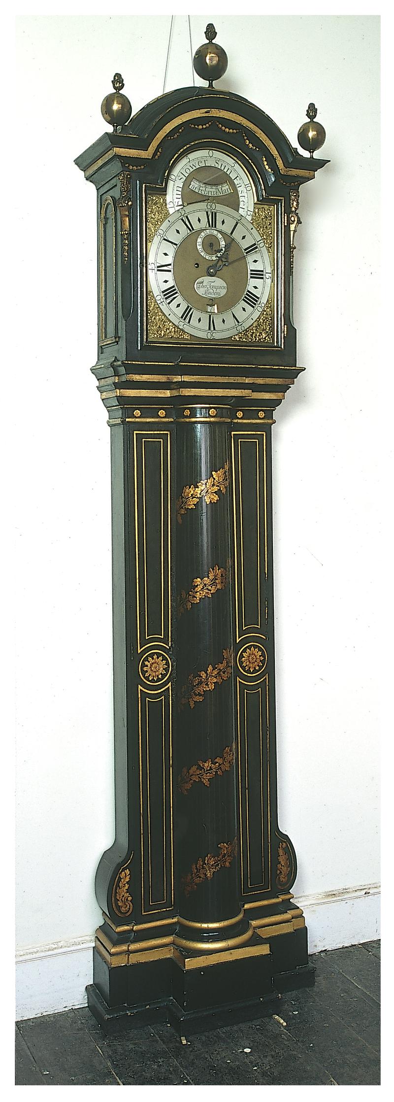 Long-case clock, made by Thomas Tompion