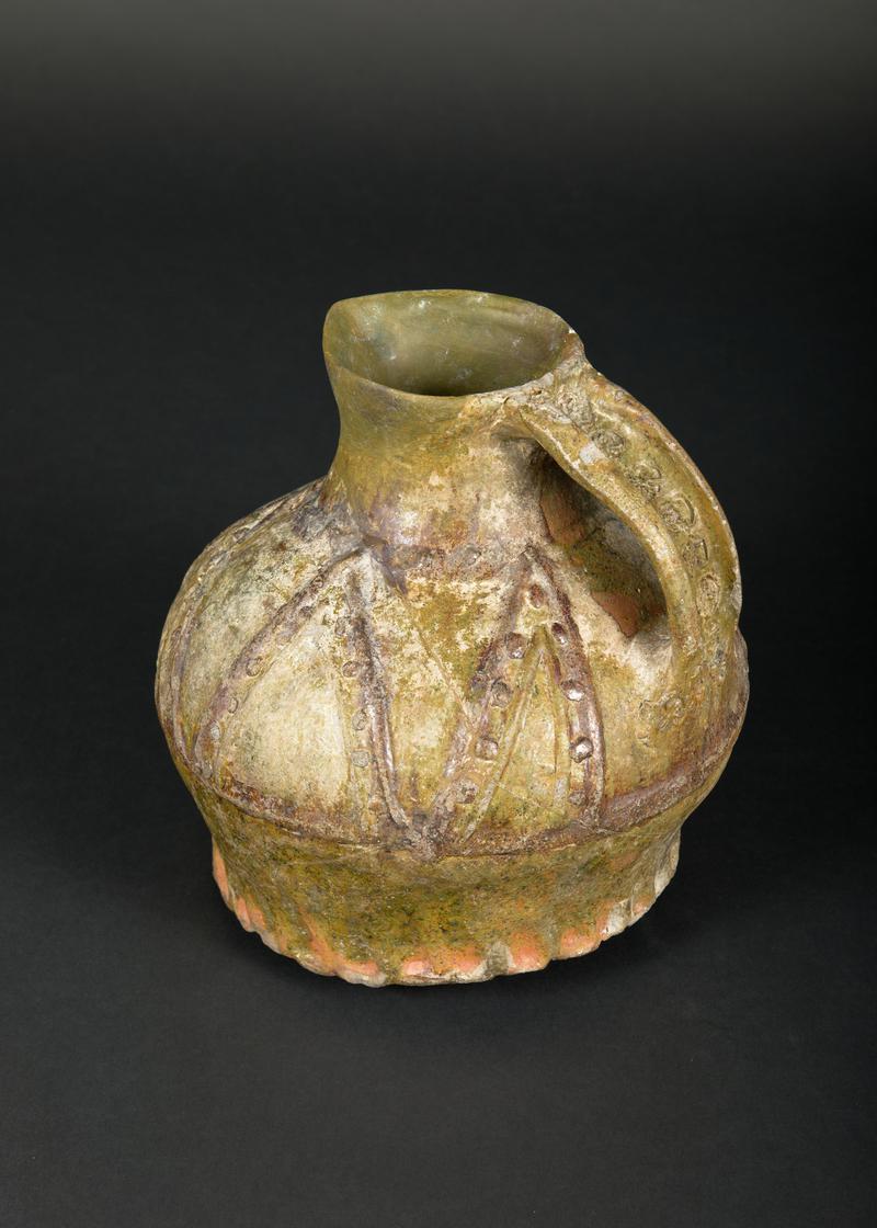 Medieval pottery jug