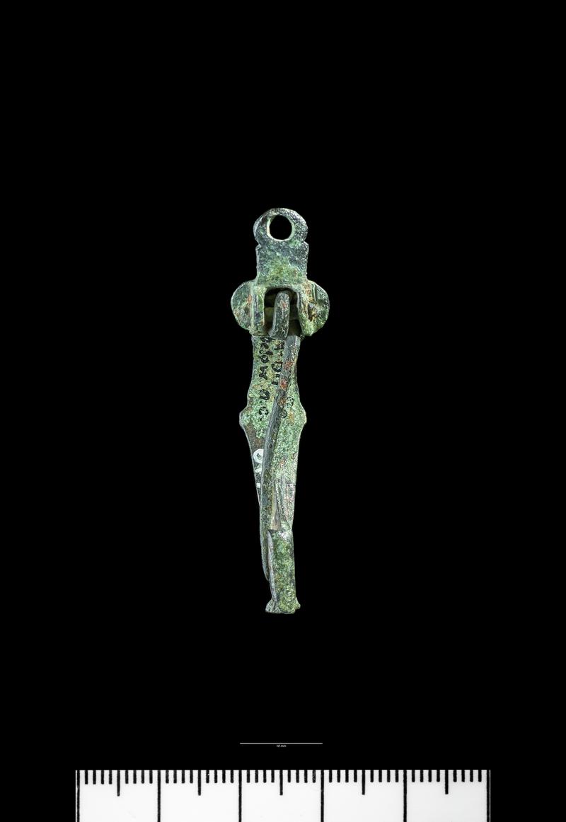 Roman copper alloy Trumpet brooch