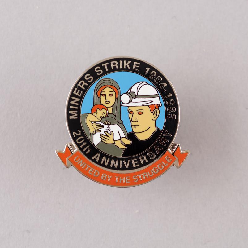 20th anniversary of miners&#039; strike, badge