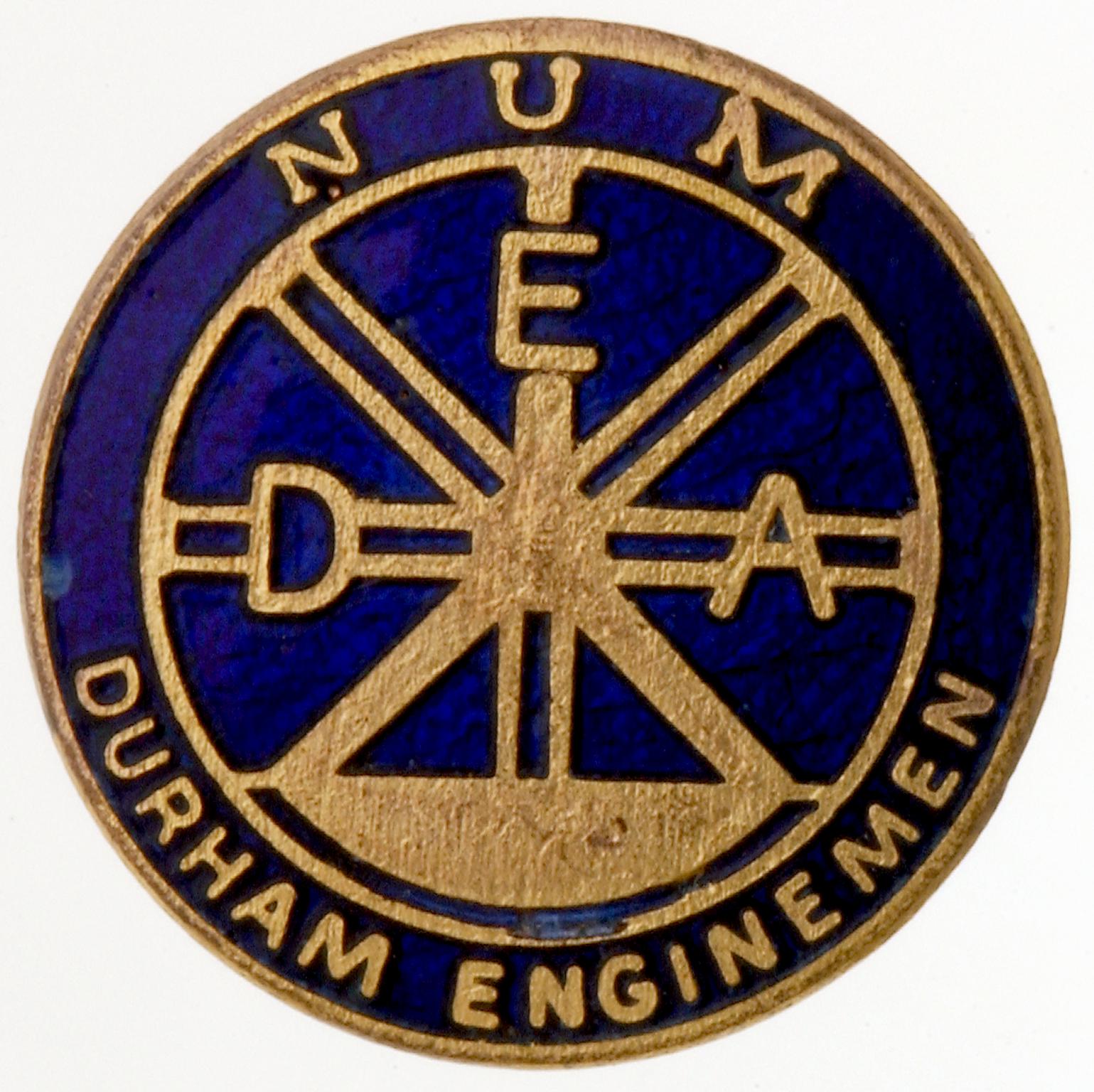 N.U.M. Durham Enginemen, badge