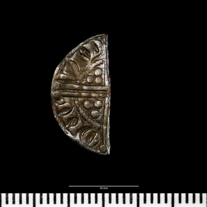 Long Cross cut halfpenny