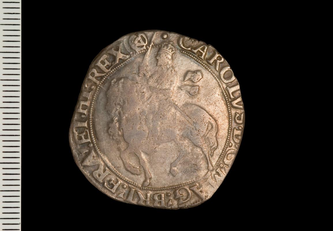 Charles I half crown, Tower