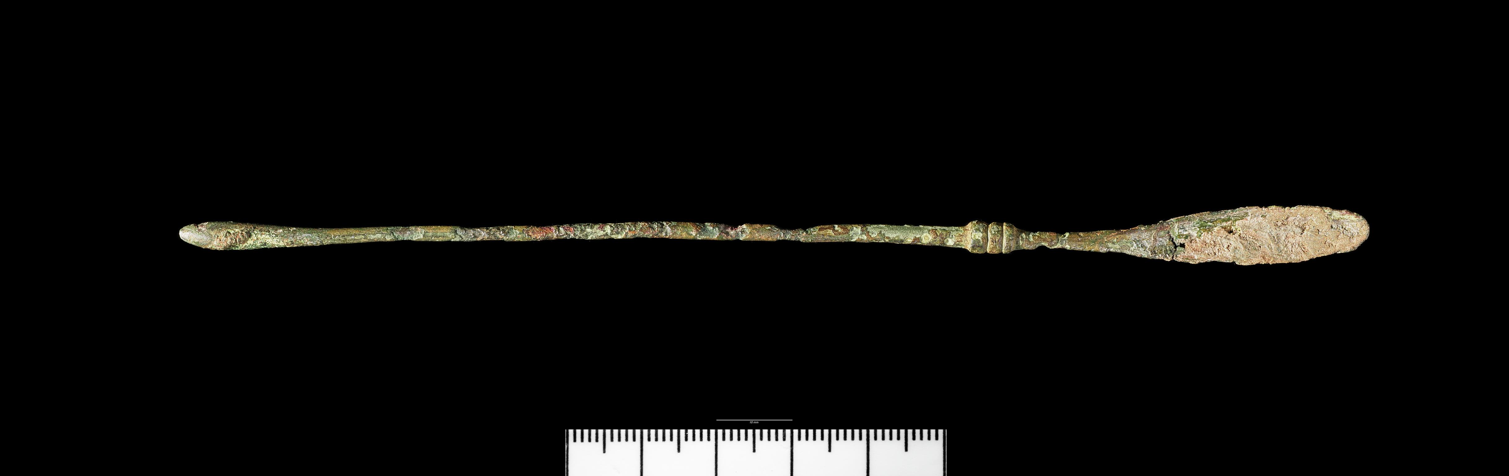 Roman copper alloy spatula probe
