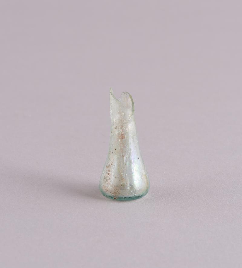 Roman glass unguent bottle