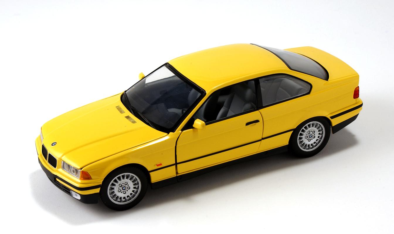 Yellow BMW model