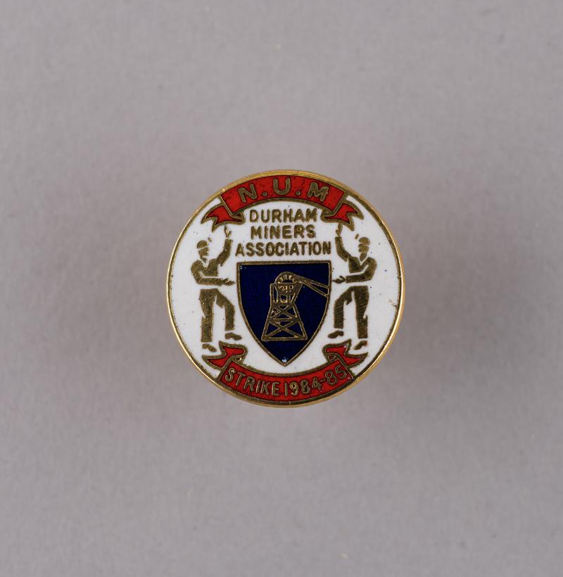 N.U.M. Durham Miners Association, badge