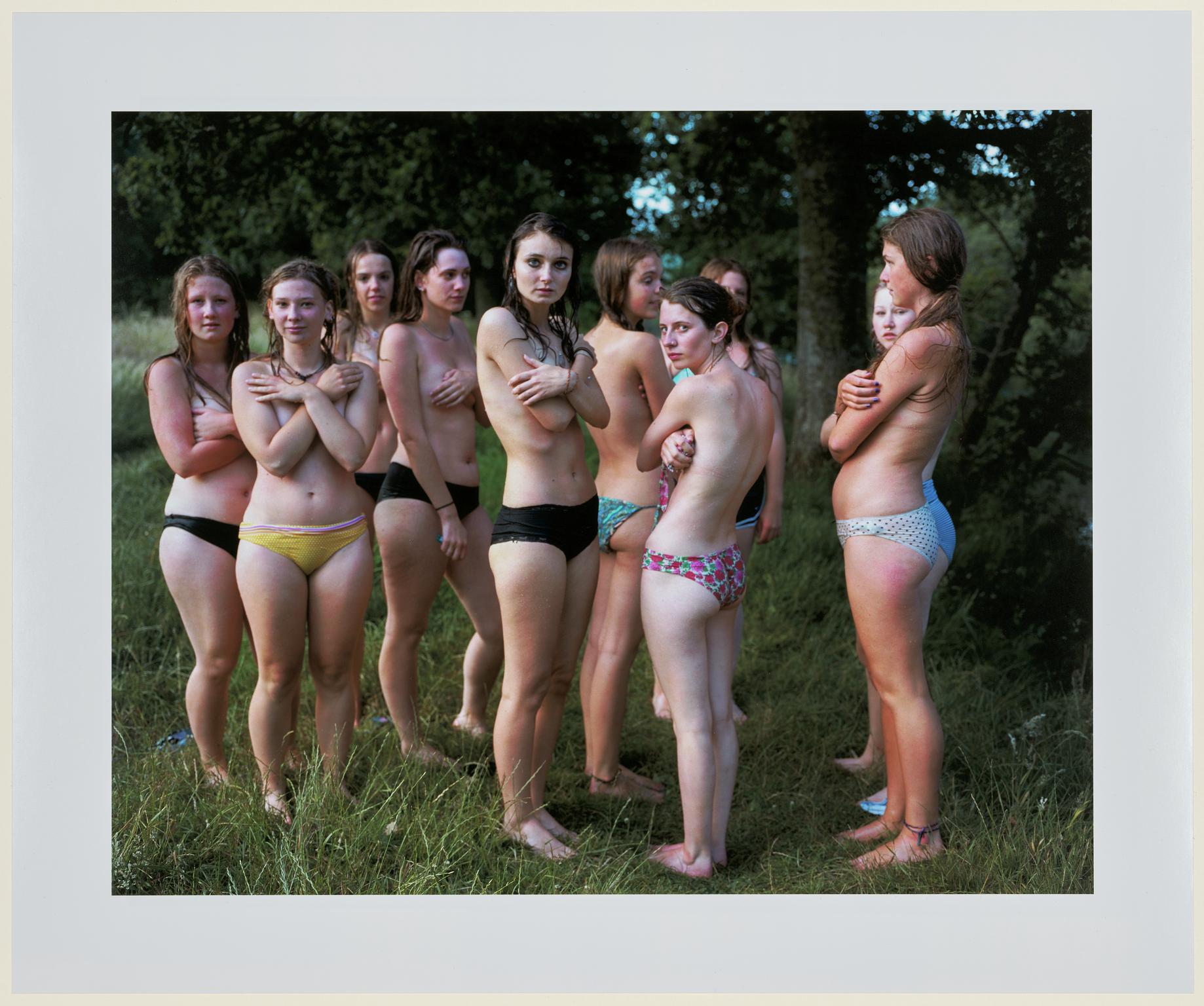 After the Swim. Group portrait (ii). From the series ''Martha''