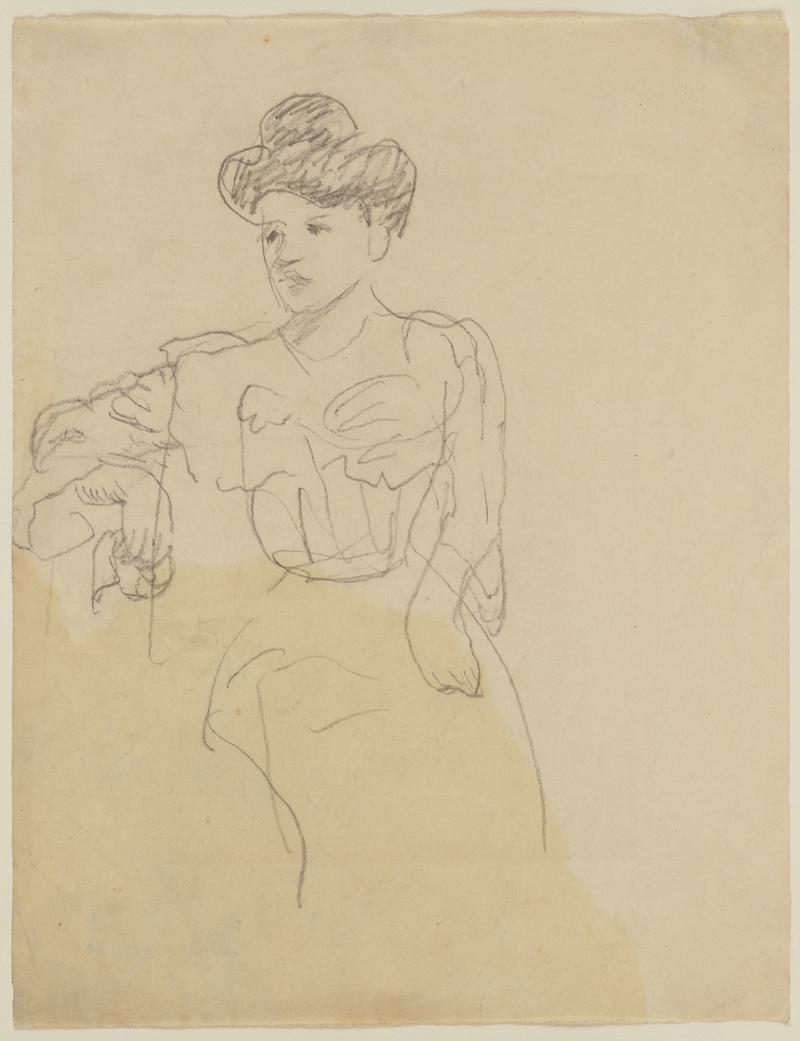 Seated Woman with Handkerchief