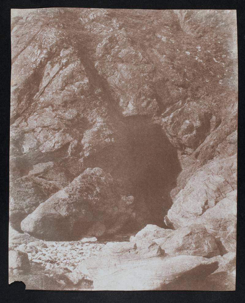 Cave entrance, photograph
